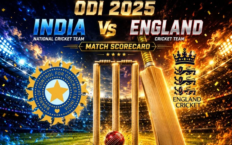 India National Cricket Team vs England Cricket Team Match Scorecard
