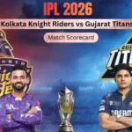 Kolkata Knight Riders vs Gujarat Titans Match Scorecard