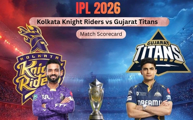Kolkata Knight Riders vs Gujarat Titans Match Scorecard