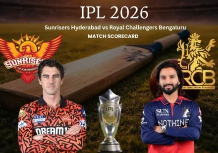 Sunrisers Hyderabad vs Royal Challengers Bengaluru Match Scorecard