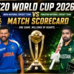 India National Cricket Team vs Pakistan National Cricket Team Match Scorecard