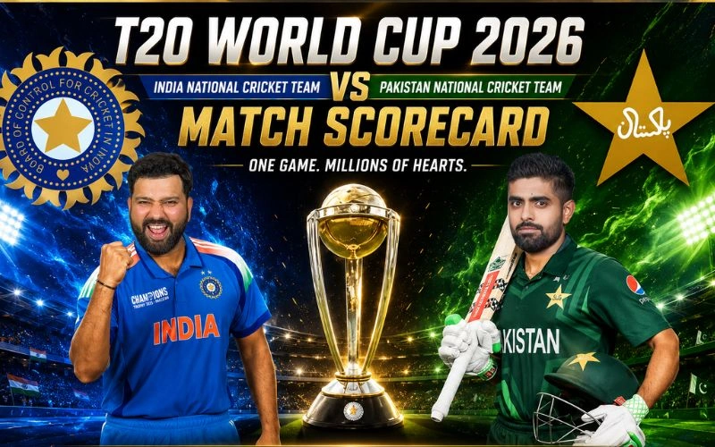 India National Cricket Team vs Pakistan National Cricket Team Match Scorecard