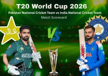 Pakistan National Cricket Team vs India National Cricket Team Match Scorecard