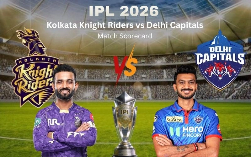 Kolkata Knight Riders vs Delhi Capitals Match Scorecard