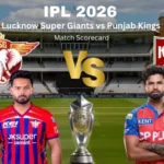 Lucknow Super Giants vs Punjab Kings Match Scorecard