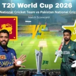 Sri Lanka National Cricket Team vs Pakistan National Cricket Team Match Scorecard