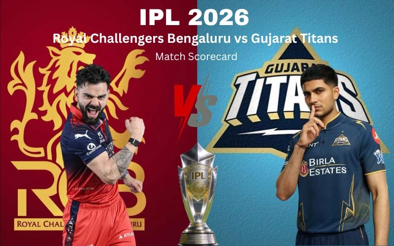 Royal Challengers Bengaluru vs Gujarat Titans Match Scorecard
