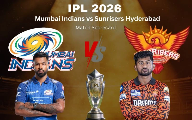 Mumbai Indians vs Sunrisers Hyderabad Match Scorecard