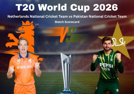 Netherlands National Cricket Team vs Pakistan National Cricket Team Match Scorecard: Pakistan’s Stunning 3-Wicket Victory in ICC T20 Thriller