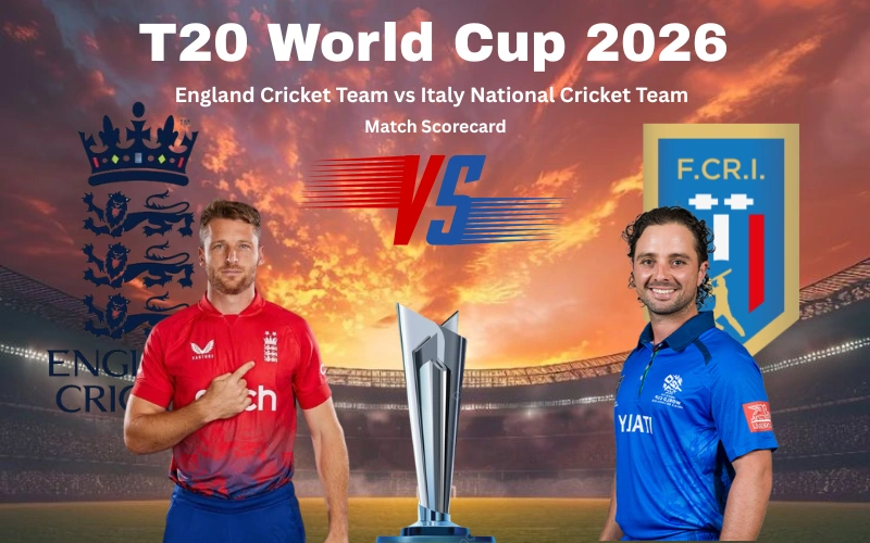 England Cricket Team vs Italy National Cricket Team Match Scorecard: Complete Analysis of England’s Impressive 24-Run T20 Victory