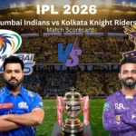 Mumbai Indians vs Kolkata Knight Riders Match Scorecard