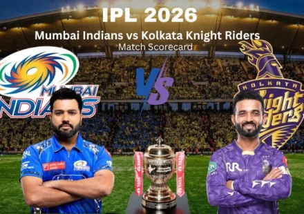 Mumbai Indians vs Kolkata Knight Riders Match Scorecard