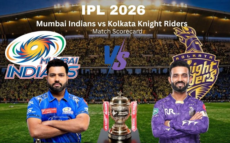 Mumbai Indians vs Kolkata Knight Riders Match Scorecard