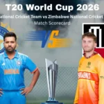 India National Cricket Team vs Zimbabwe National Cricket Team Match Scorecard