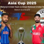 India National Cricket Team vs Oman National Cricket Team Match Scorecard