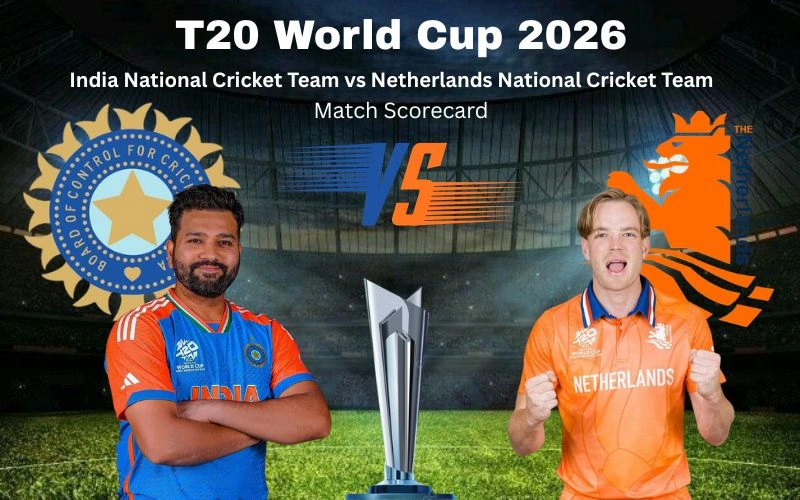 India National Cricket Team vs Netherlands National Cricket Team Match Scorecard