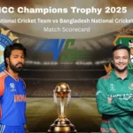 India National Cricket Team vs Bangladesh National Cricket Team Match Scorecard