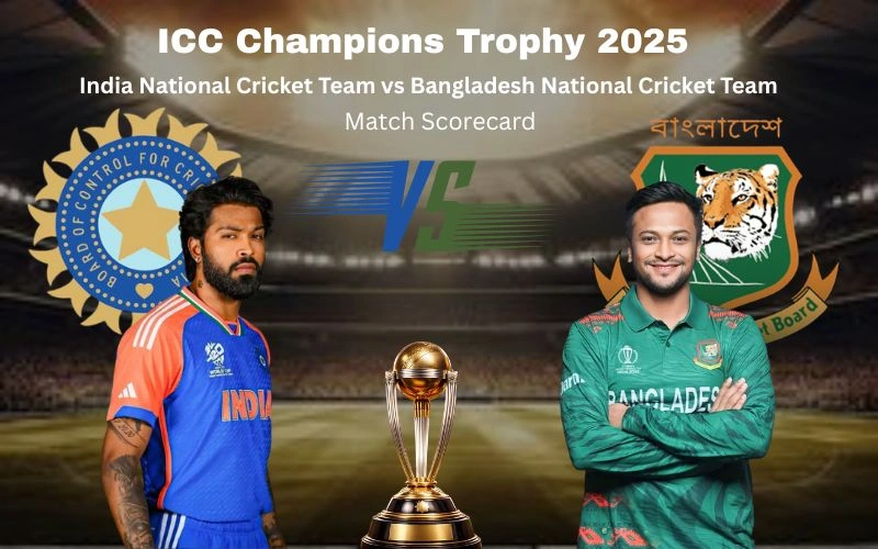 India National Cricket Team vs Bangladesh National Cricket Team Match Scorecard