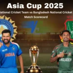 भारत राष्ट्रीय क्रिकेट संघ वि बांगलादेश राष्ट्रीय क्रिकेट संघ सामन्याचे स्कोअरकार्ड – भारताचा शानदार 41 धावांनी दमदार विजय विश्लेषण