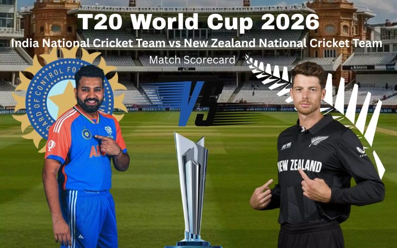 India National Cricket Team vs New Zealand National Cricket Team Match Scorecard