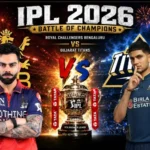 Royal Challengers Bengaluru vs Gujarat Titans Timeline
