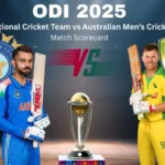 India National Cricket Team vs Australian Men’s Cricket Team Match Scorecard
