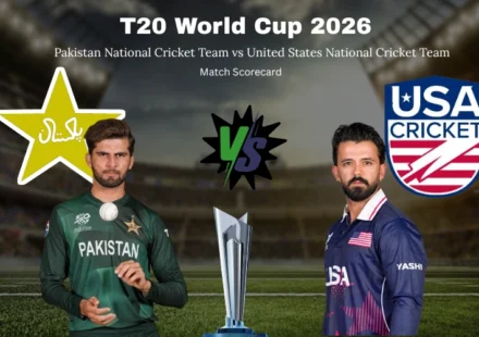 Pakistan National Cricket Team vs United States National Cricket Team Match Scorecard: Complete T20 World Cup 2026 32-Run Victory Analysis