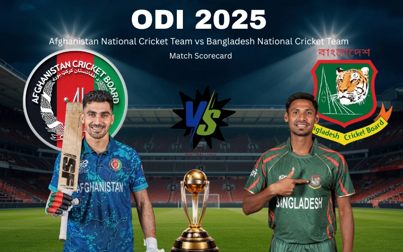 Afghanistan National Cricket Team vs Bangladesh National Cricket Team Match Scorecard: Bangladesh Won by 8 Runs in Asia Cup 2025
