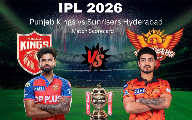 Punjab Kings vs Sunrisers Hyderabad Match Scorecard: PBKS Clinch Thrilling 6-Wicket Victory in IPL 2026 Match 17 Analysis